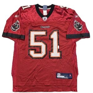 Reebok Tampa Bay Buccaneers Barrett Ruud #51 NFL Jersey Mens M Red Football